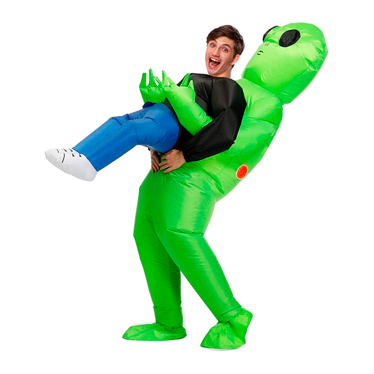 DISFRAZ INFLABLE DE ALIEN VERDE HALLOWEEN COSPLAY - 2