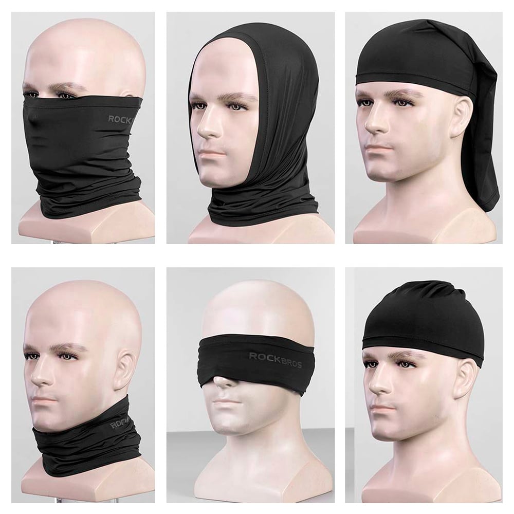 BANDANA ROCKBROS WB-001 NEGRO MÁSCARA DEPORTIVA - 3