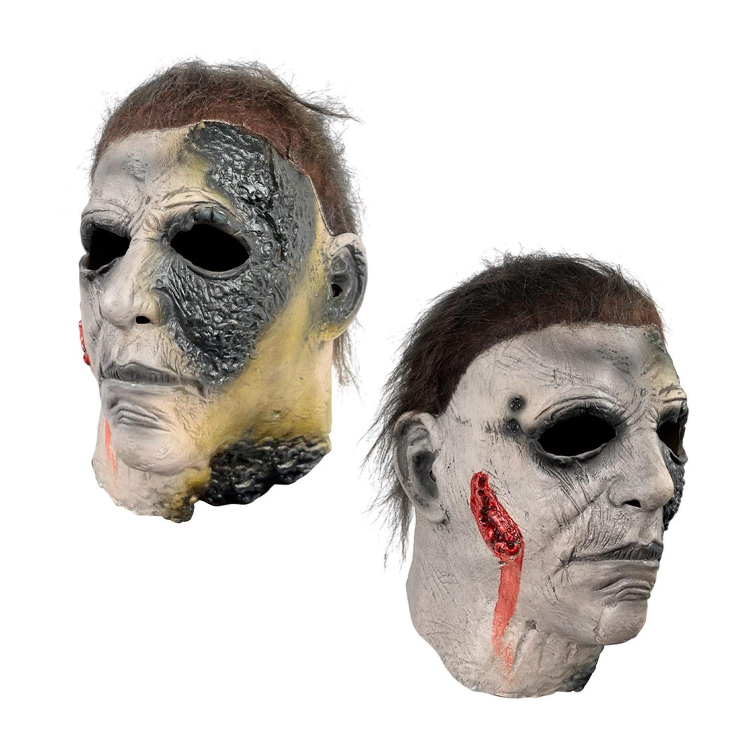 MÁSCARA MICHAEL MYERS CON CICATRICES LÁTEX HALLOWEEN - 2