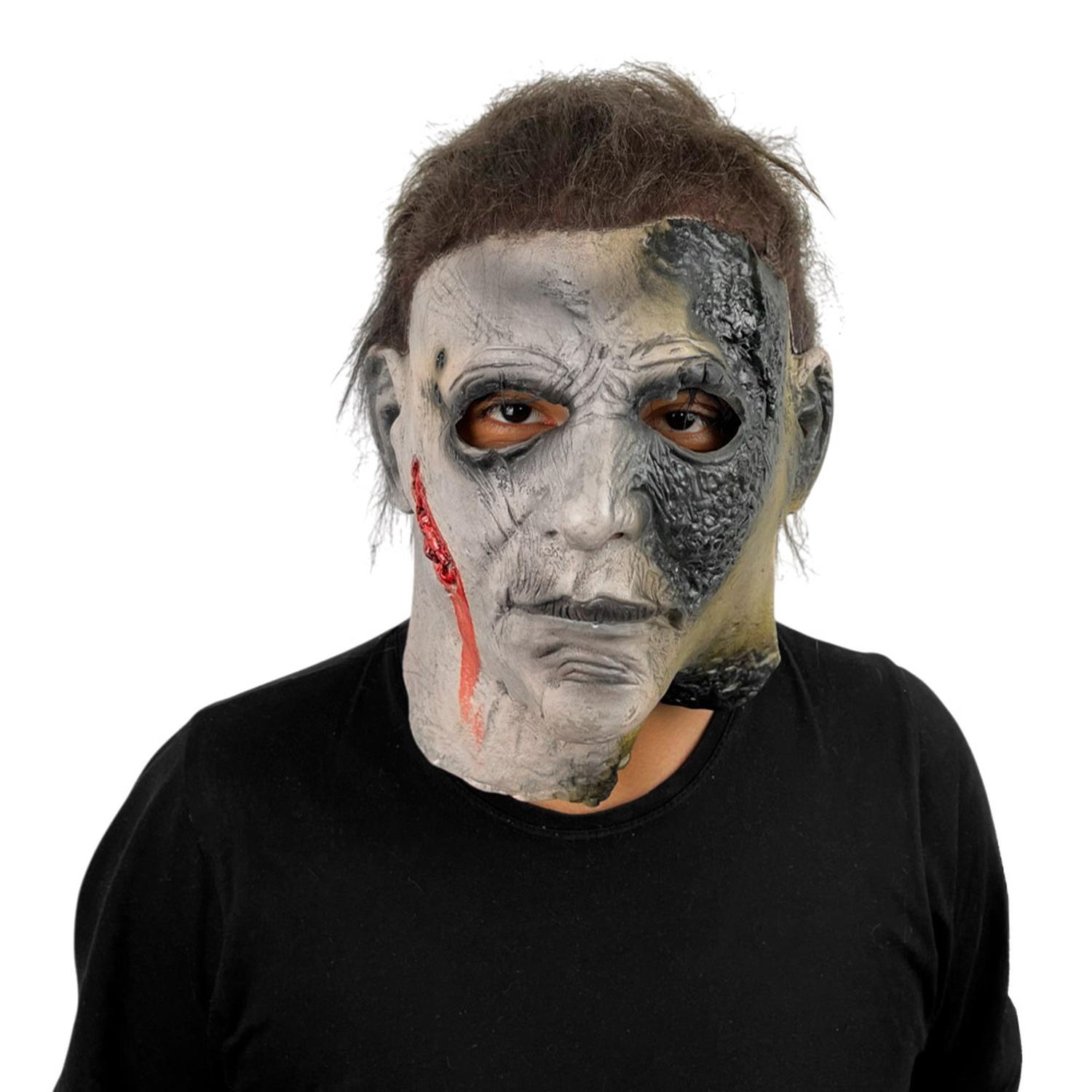 MÁSCARA MICHAEL MYERS CON CICATRICES LÁTEX HALLOWEEN - 3