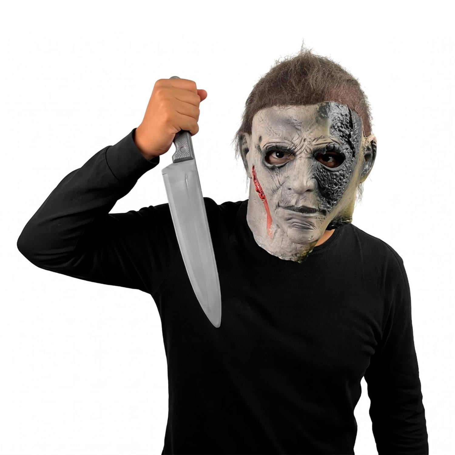 MÁSCARA MICHAEL MYERS CON CICATRICES LÁTEX HALLOWEEN - 4