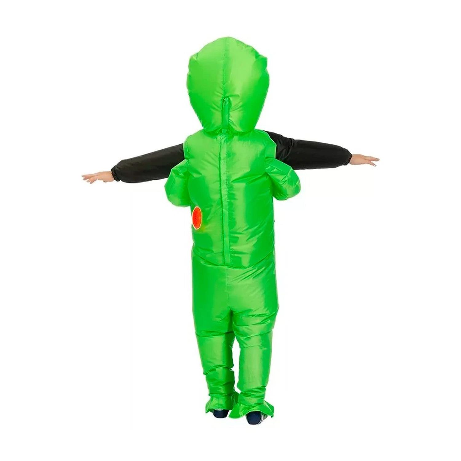 DISFRAZ INFLABLE DE ALIEN PARA NIÑOS HALLOWEEN Y COSPLAY - 5