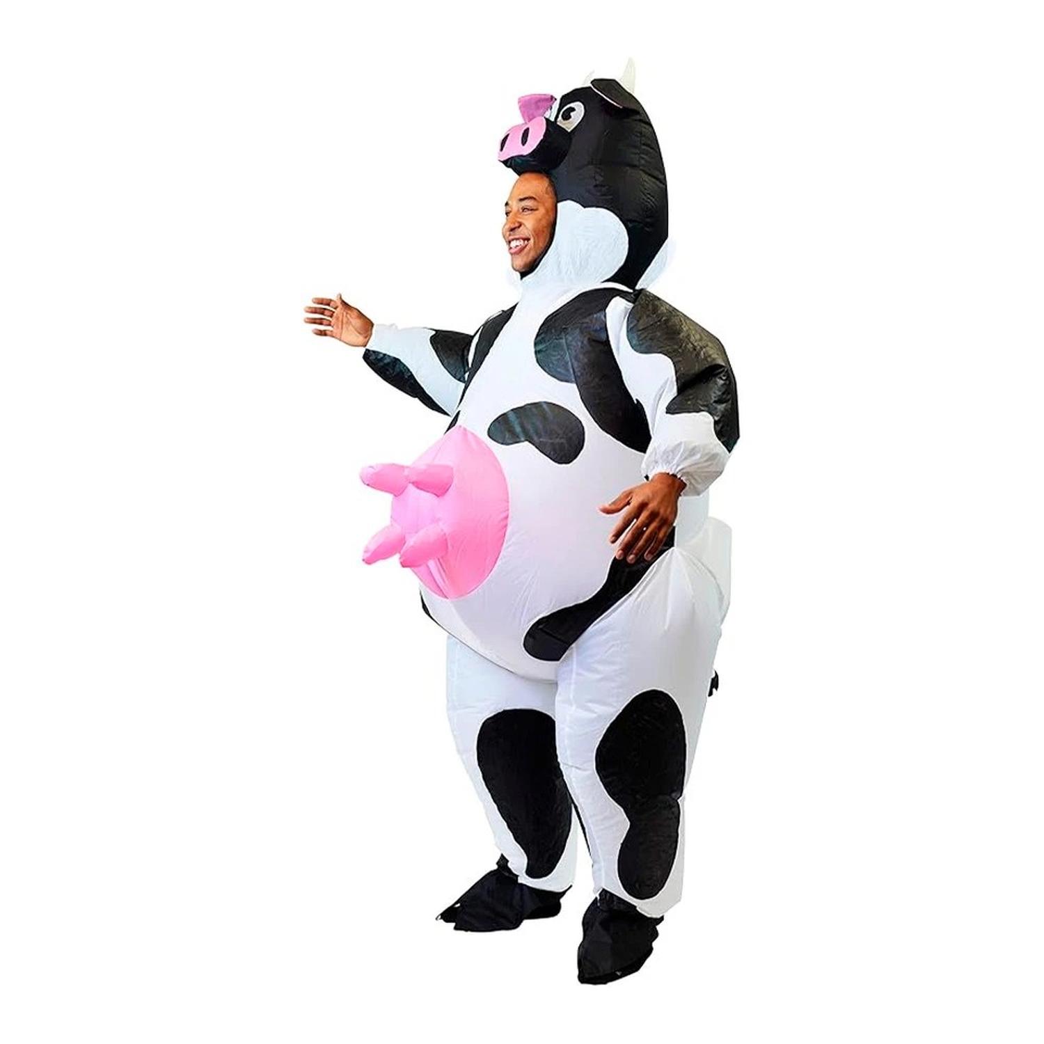 DISFRAZ INFLABLE DE VACA PARA HALLOWEEN Y COSPLAY - 2