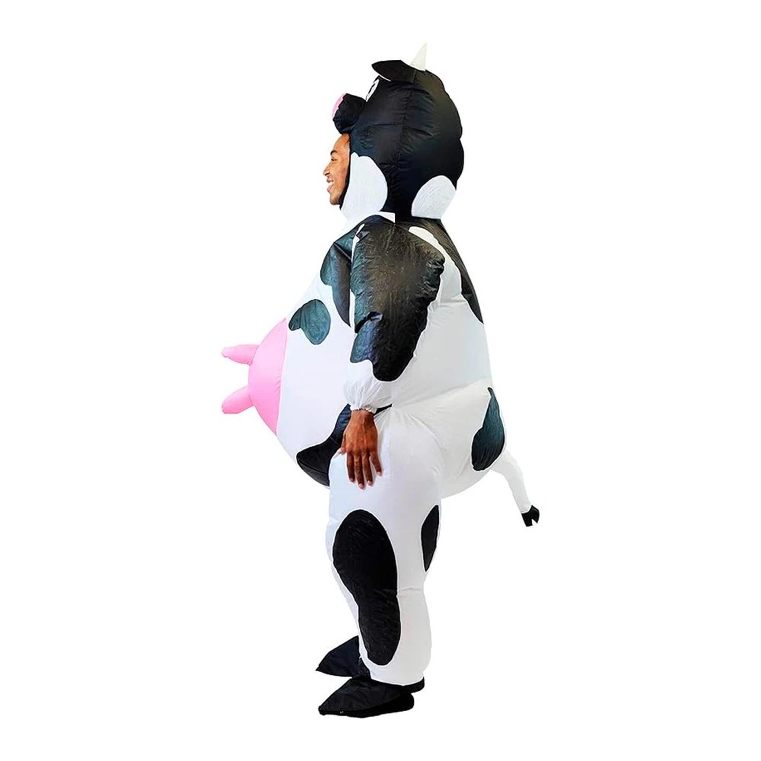 DISFRAZ INFLABLE DE VACA PARA HALLOWEEN Y COSPLAY - 3