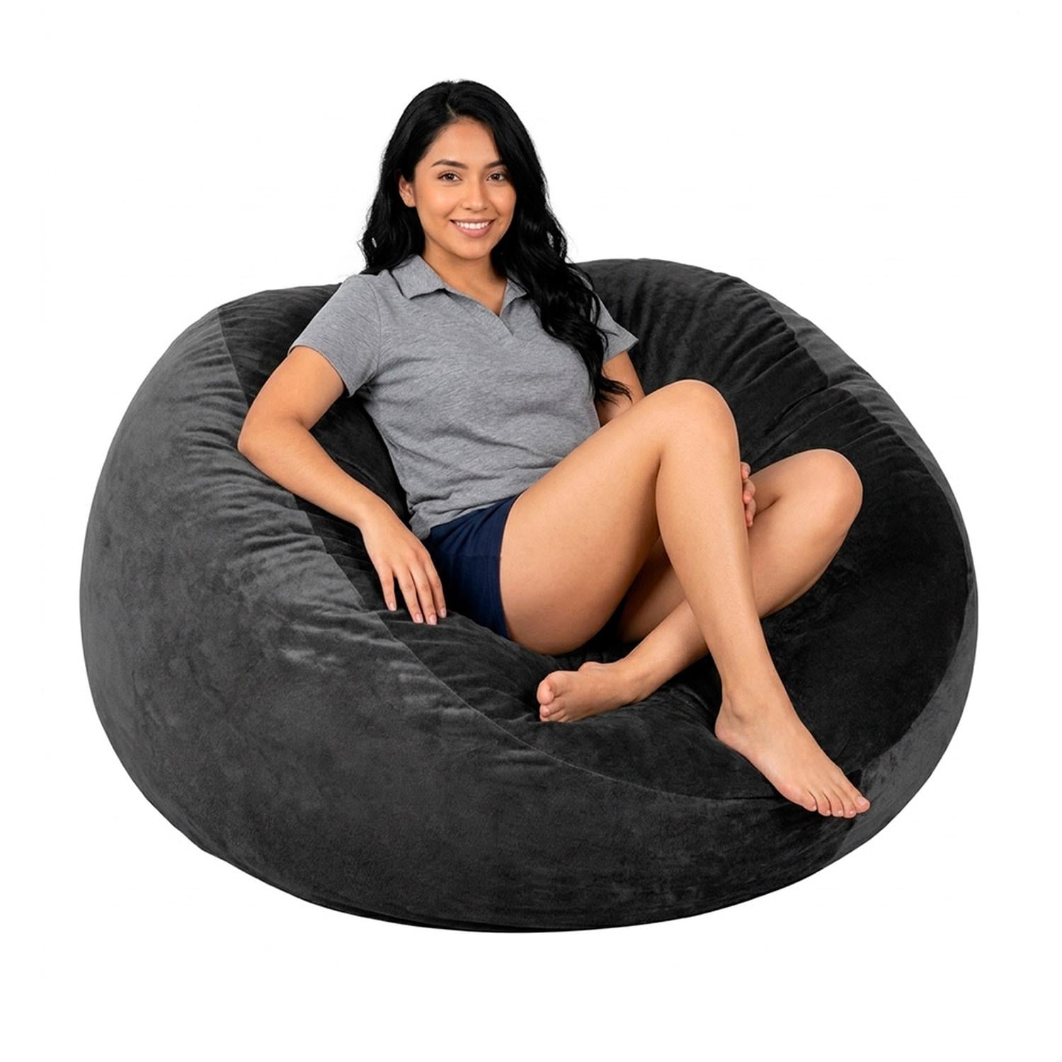 PUFF GIGANTE BEANBAG CON RELLENO DE POLIESTIRENO - 1