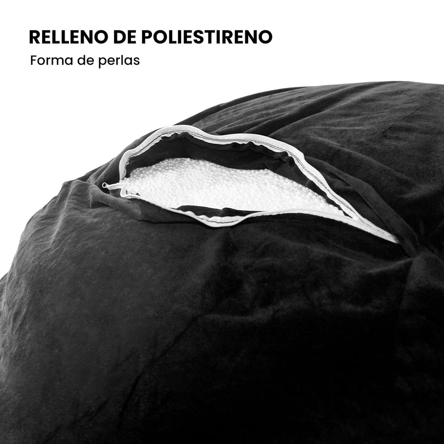 PUFF GIGANTE BEANBAG CON RELLENO DE POLIESTIRENO - 4