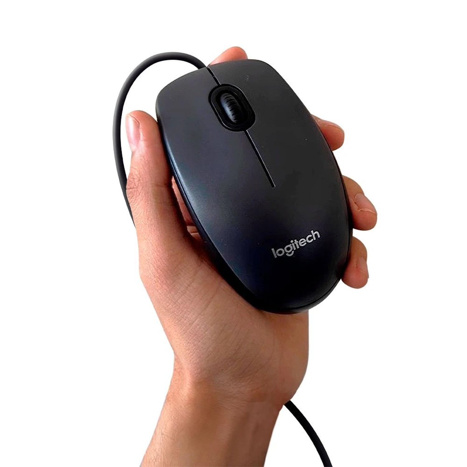 MOUSE ALÁMBRICO LOGITECH M90 CON SENSOR ÓPTICO 1000 DPI - 5