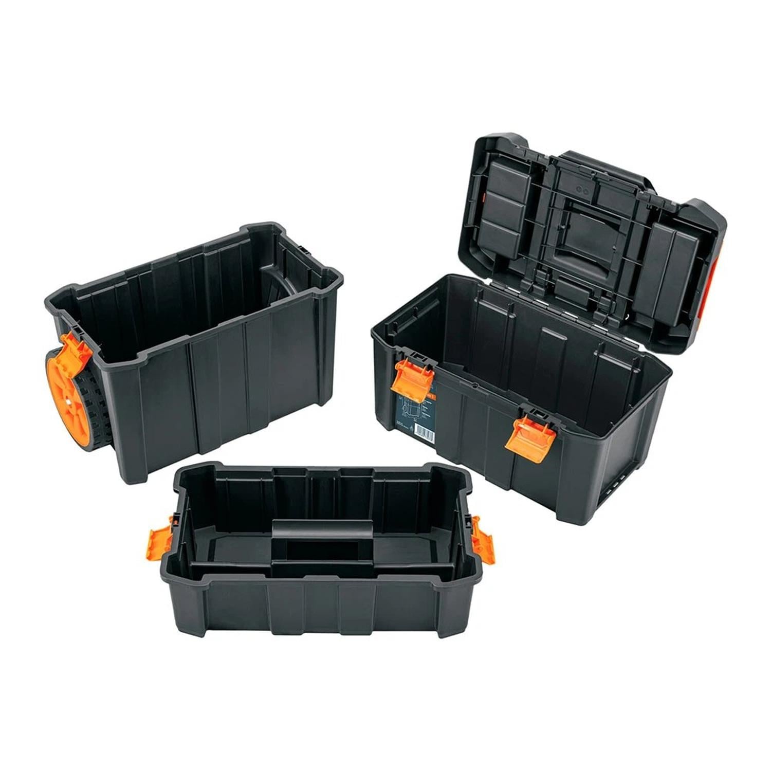 CAJA PARA HERRAMIENTAS TRUPER CHP-1925R 19X25 PULGADAS 3 EN 1 CON RUEDAS - 2
