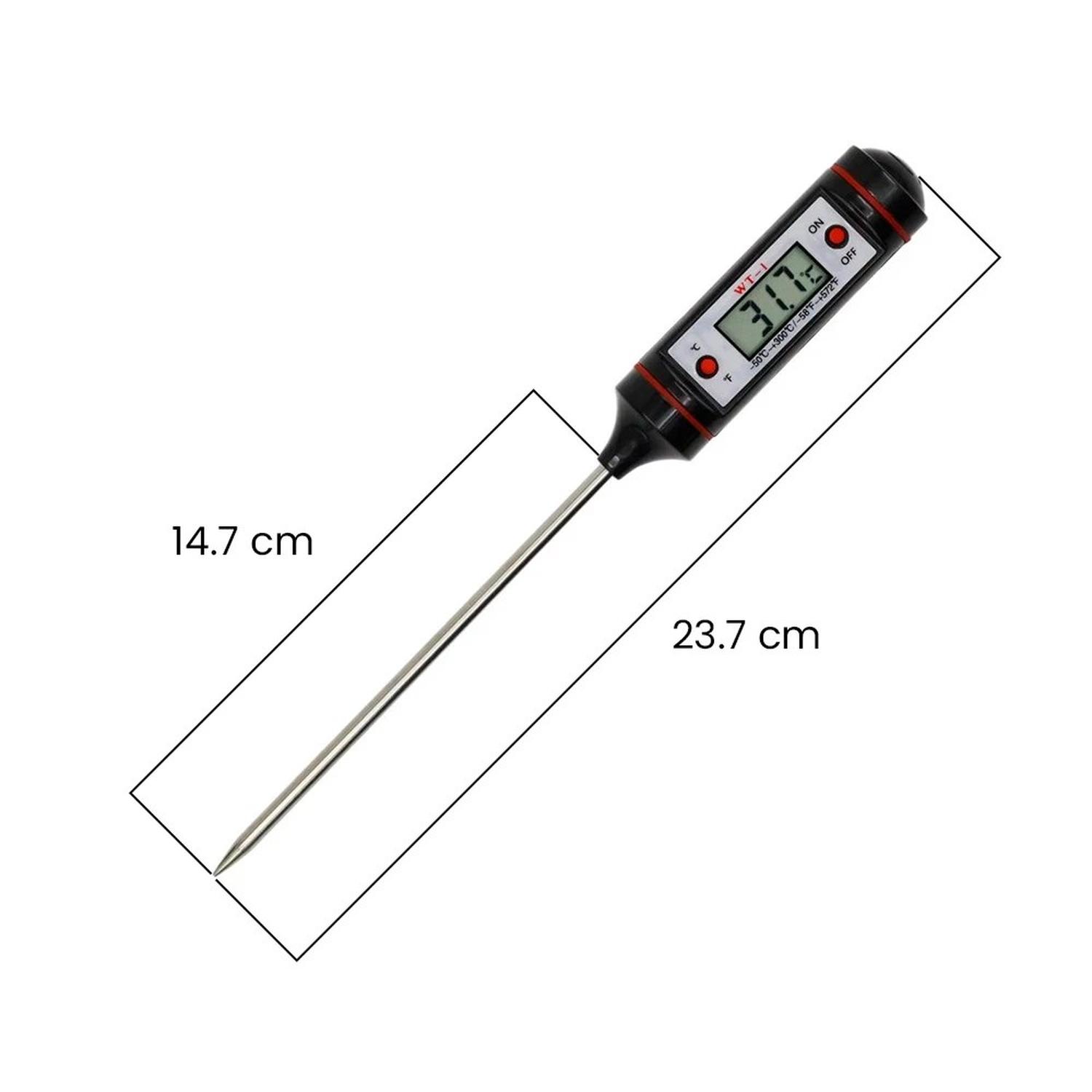 TERMÓMETRO DIGITAL CON SONDA PARA COCINA LÍQUIDOS Y SÓLIDOS JOTX - 3
