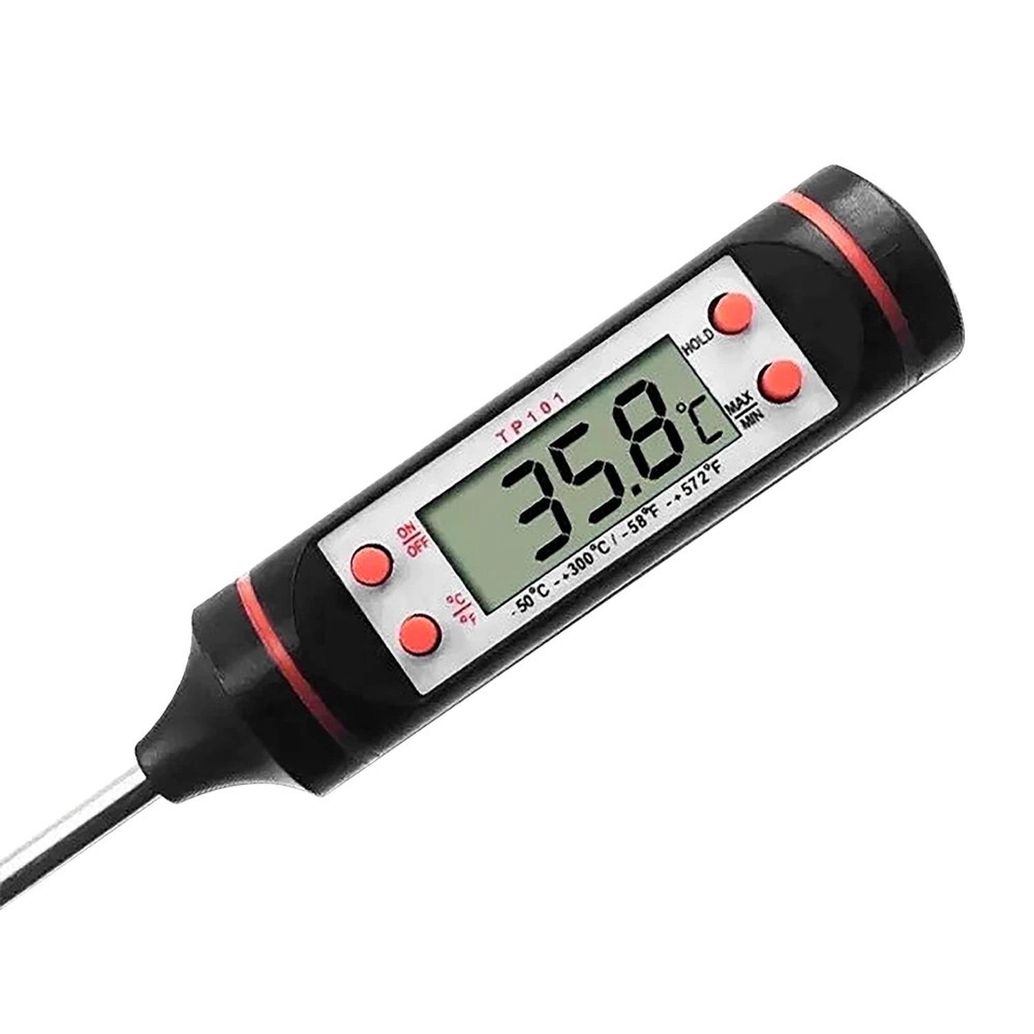 TERMÓMETRO DIGITAL CON SONDA PARA COCINA LÍQUIDOS Y SÓLIDOS JOTX - 5