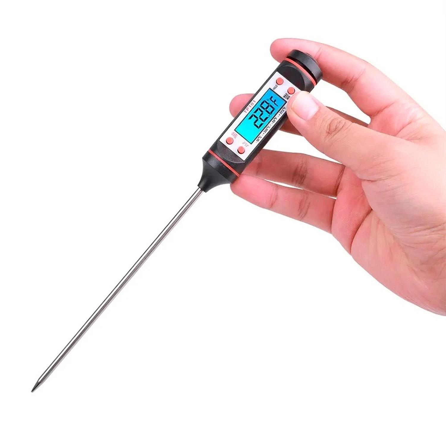 TERMÓMETRO DIGITAL CON SONDA PARA COCINA LÍQUIDOS Y SÓLIDOS JOTX - 7