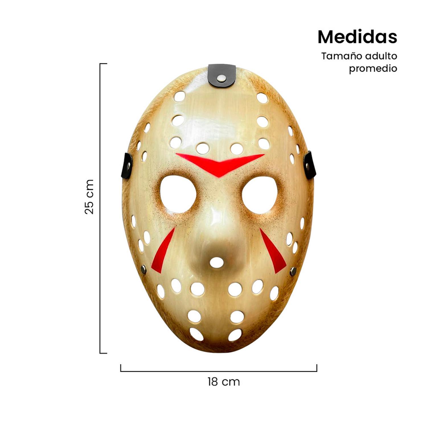 MÁSCARA DE JASON VOORHEES VIERNES 13 HALLOWEEN - 5