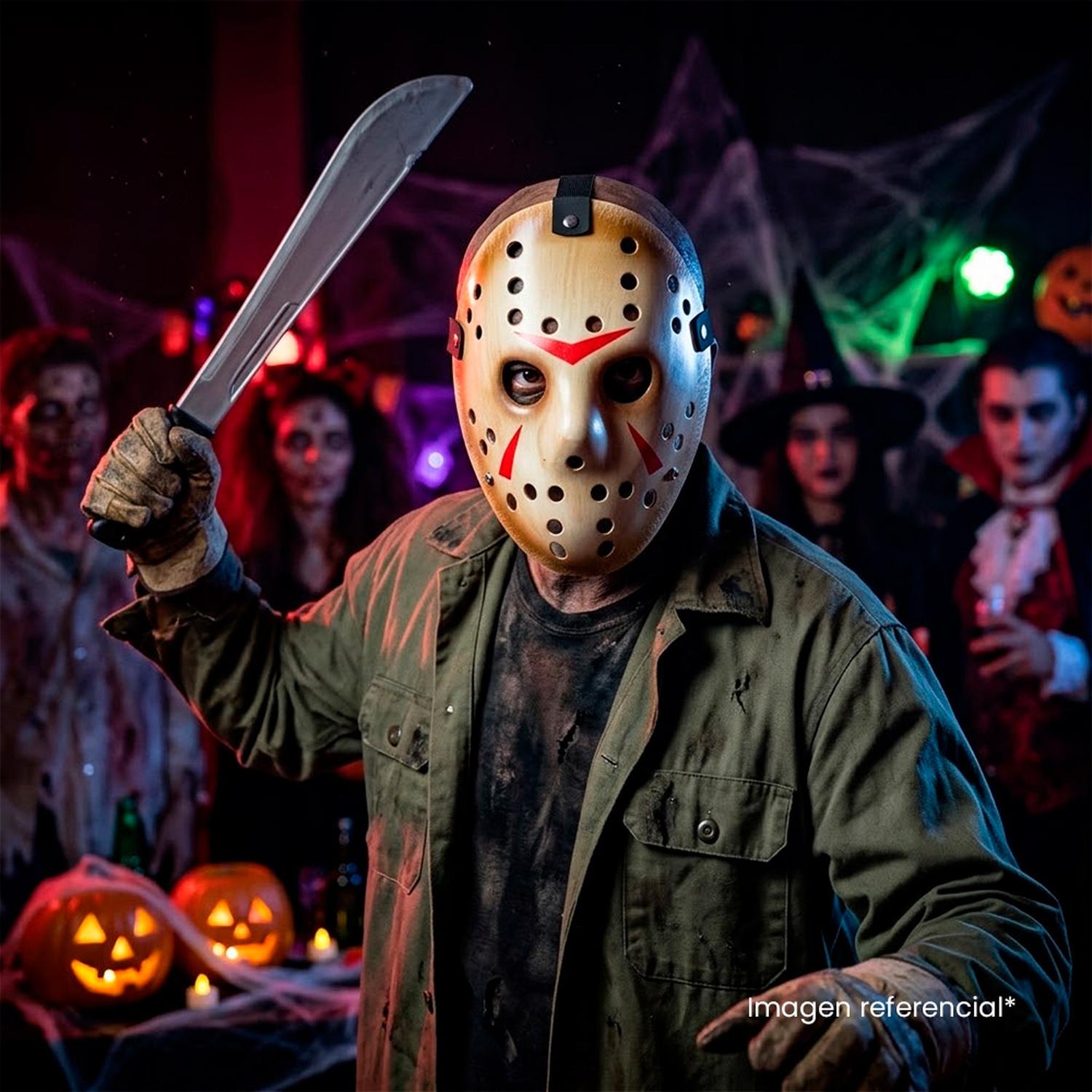 MÁSCARA DE JASON VOORHEES VIERNES 13 HALLOWEEN - 6