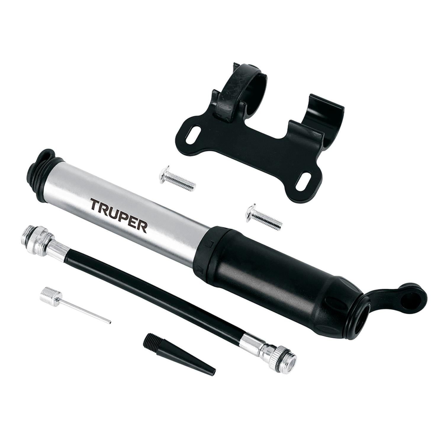 INFLADOR PORTÁTIL PARA BICICLETAS 75 PSI TRUPER BOM-MI-X - 1