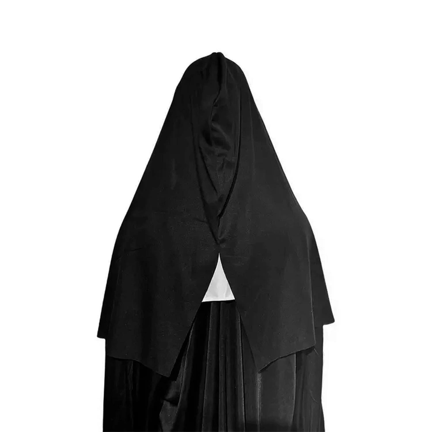 MÁSCARA DE LA MONJA EL CONJURO LÁTEX HALLOWEEN - 4