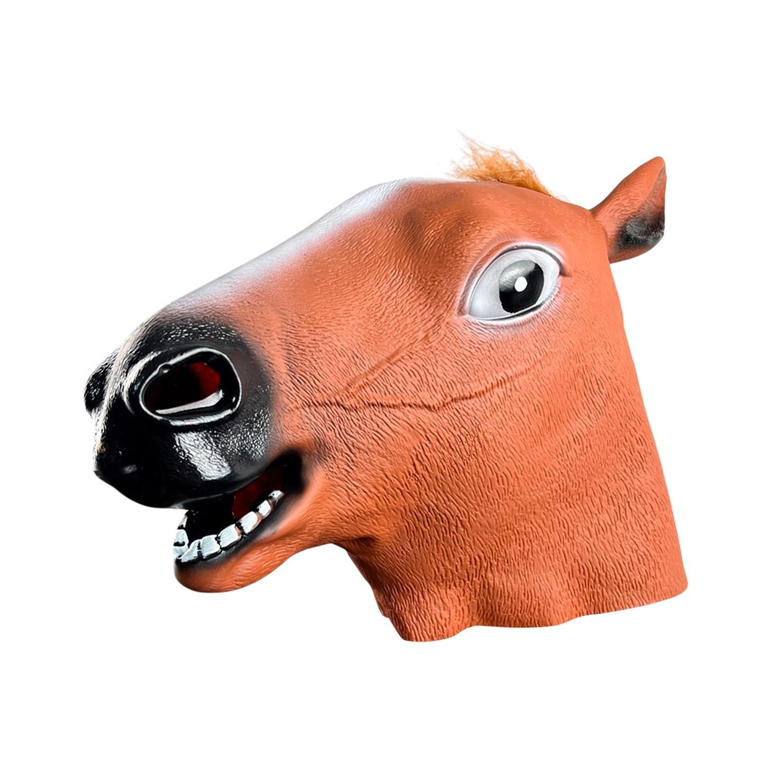MÁSCARA CABALLO LÁTEX HALLOWEEN - 1