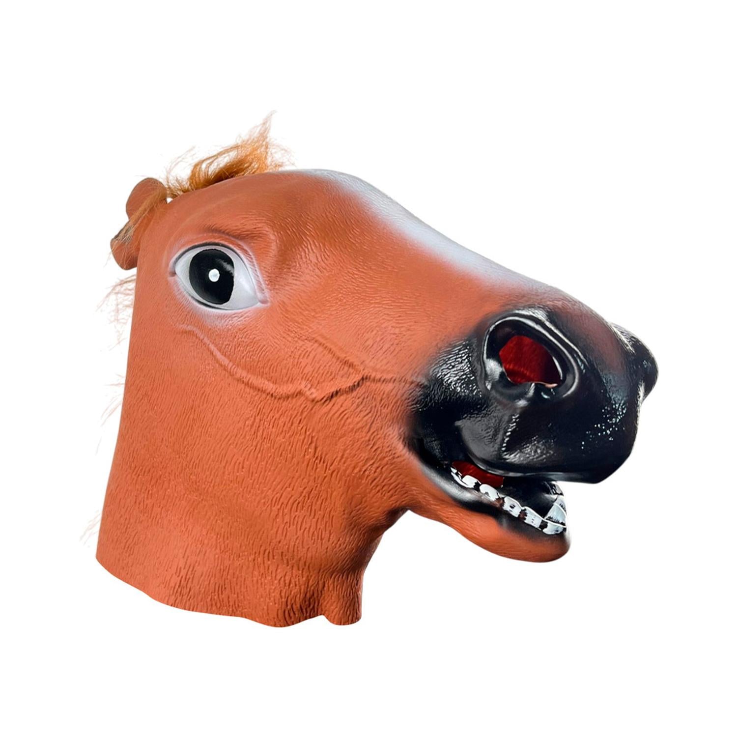 MÁSCARA CABALLO LÁTEX HALLOWEEN - 2