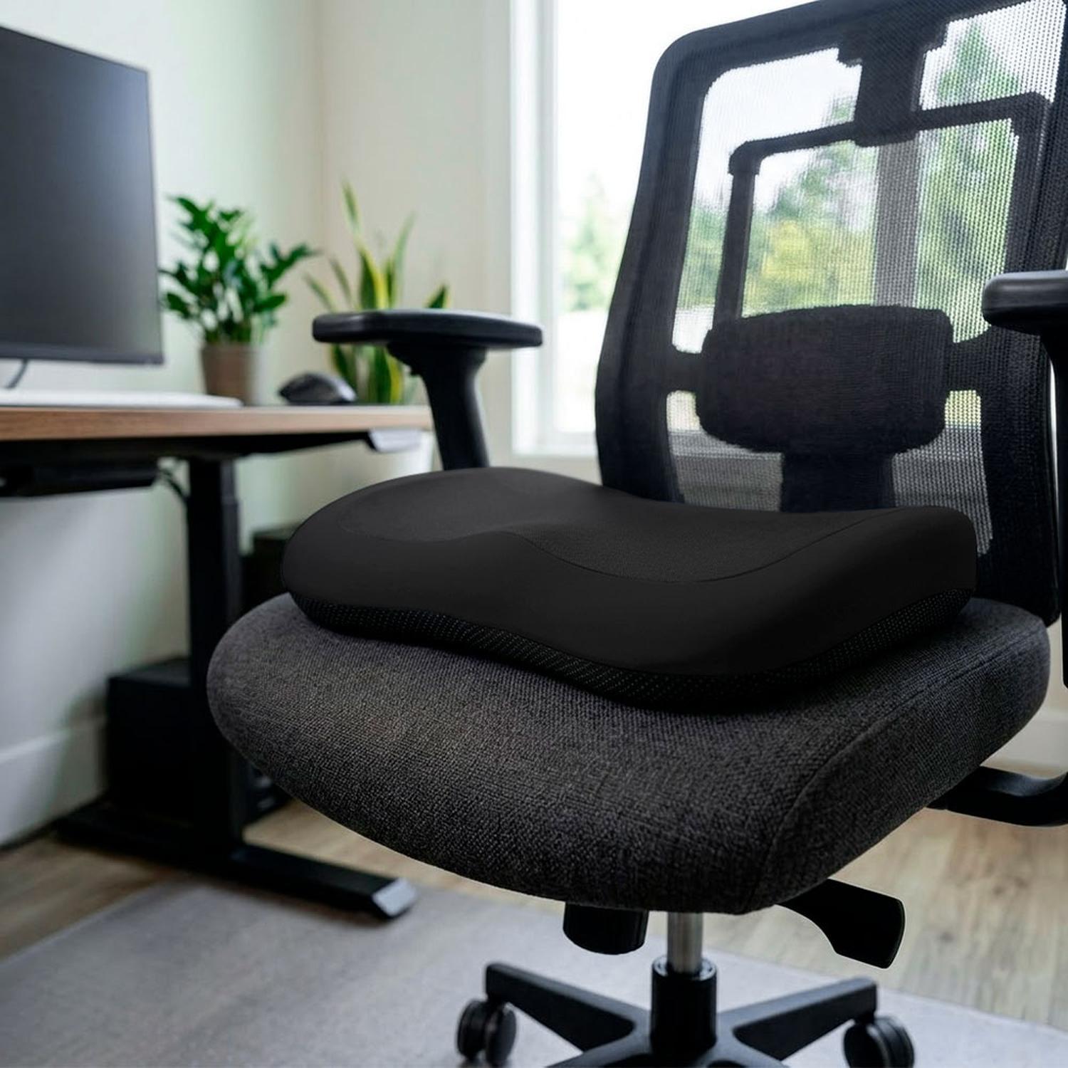 COJÍN COXIS ERGONÓMICO EVOX WR7-B NEGRO - 7