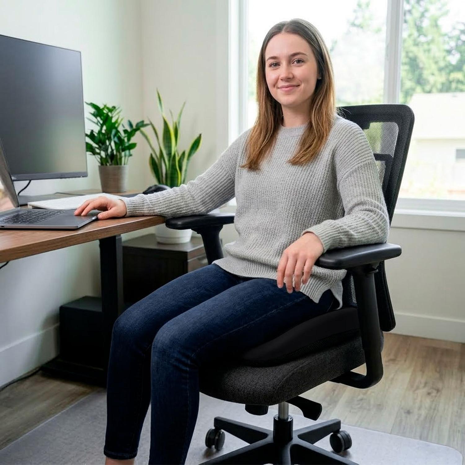 COJÍN COXIS ERGONÓMICO EVOX WR7-B NEGRO - 8