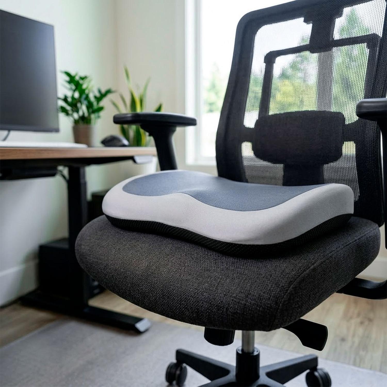 COJÍN COXIS ERGONÓMICO EVOX WR7-G GRIS - 7