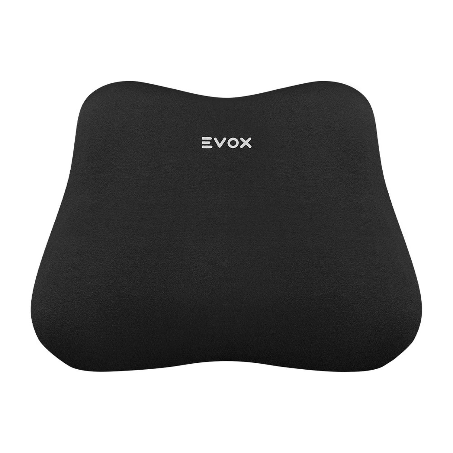 SET DE COJINES ERGONÓMICOS EVOX WR8-B NEGRO LUMBAR Y COXIS - 2