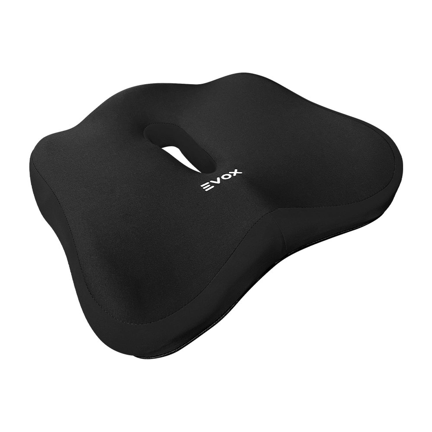SET DE COJINES ERGONÓMICOS EVOX WR8-B NEGRO LUMBAR Y COXIS - 3