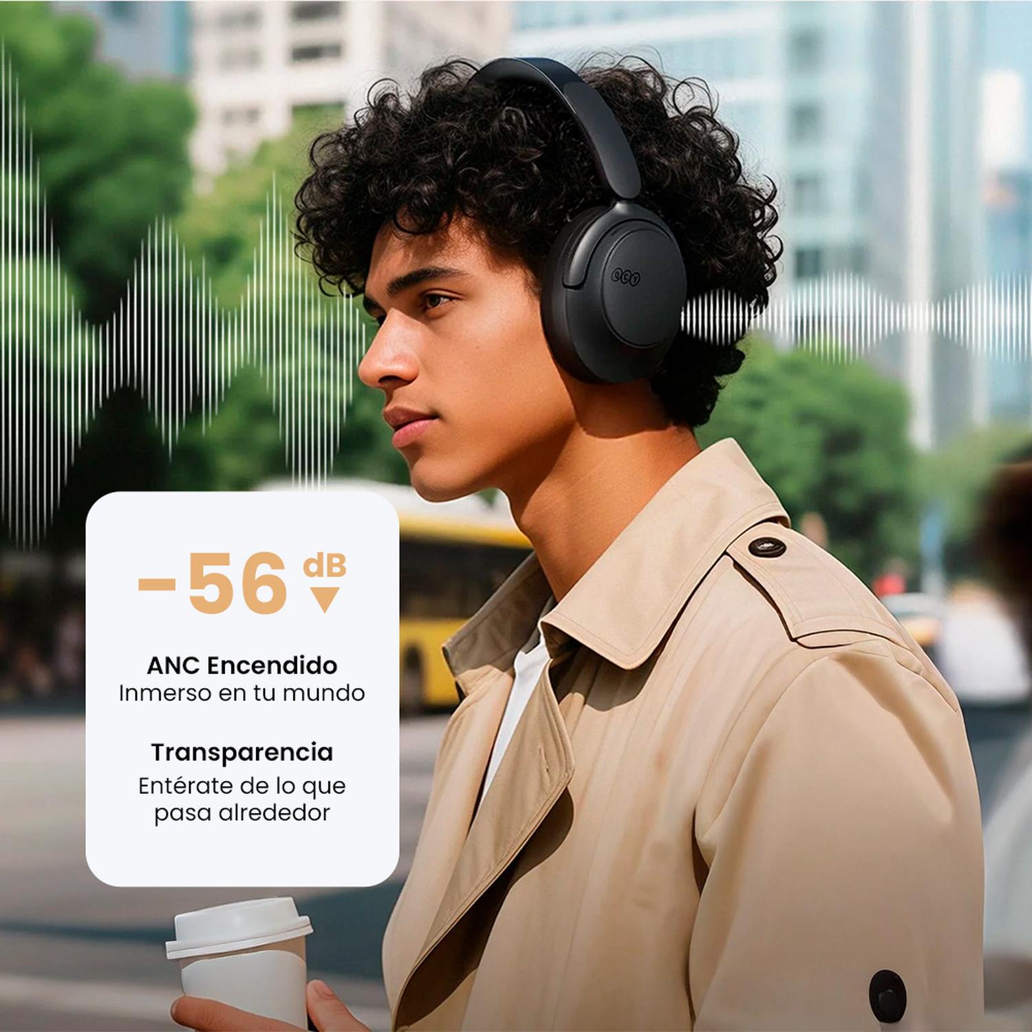 AUDÍFONOS INALÁMBRICOS QCY H3S CON CANCELACIÓN DE RUIDO - 9