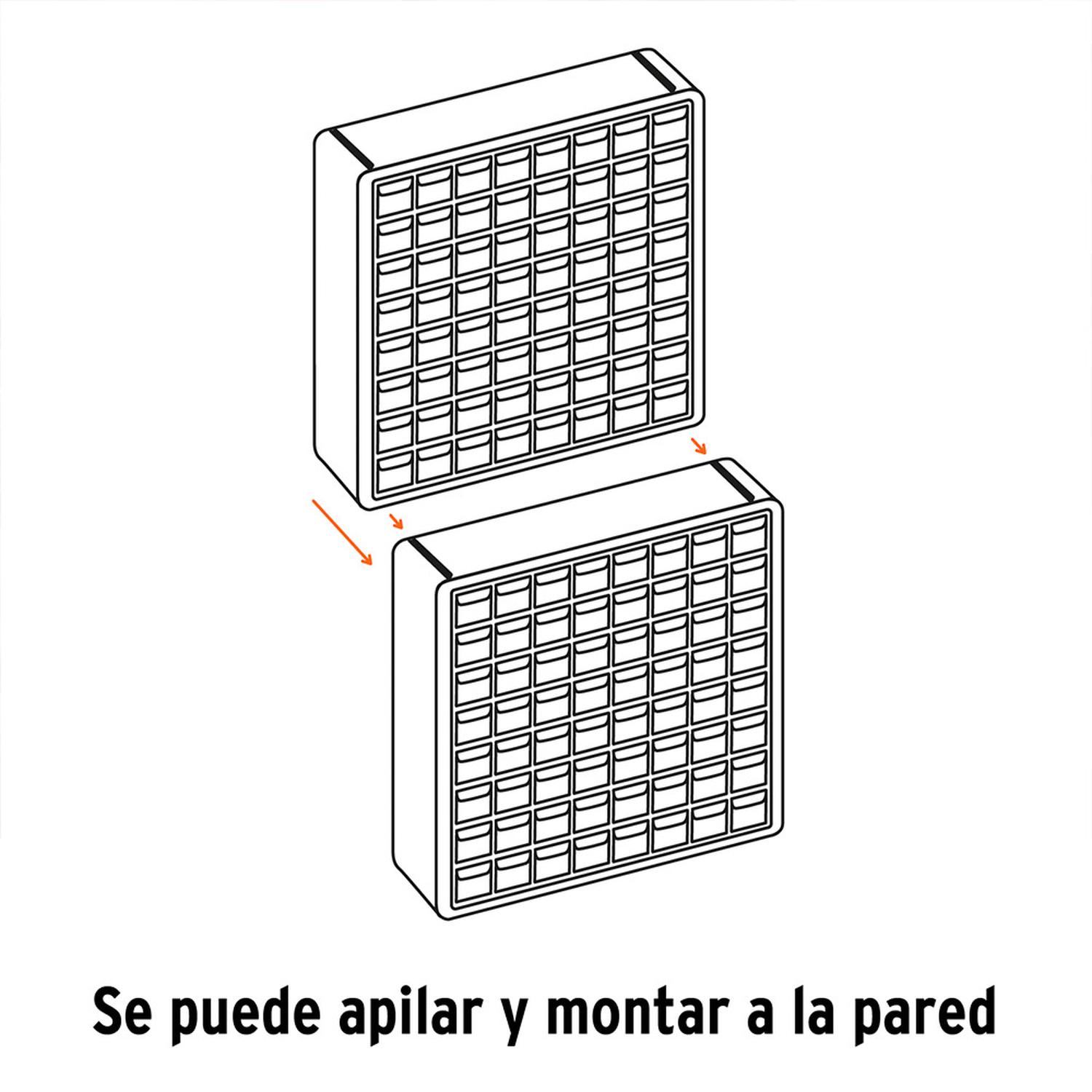 ORGANIZADOR TRUPER DE 64 GAVETAS APILABLE - 5