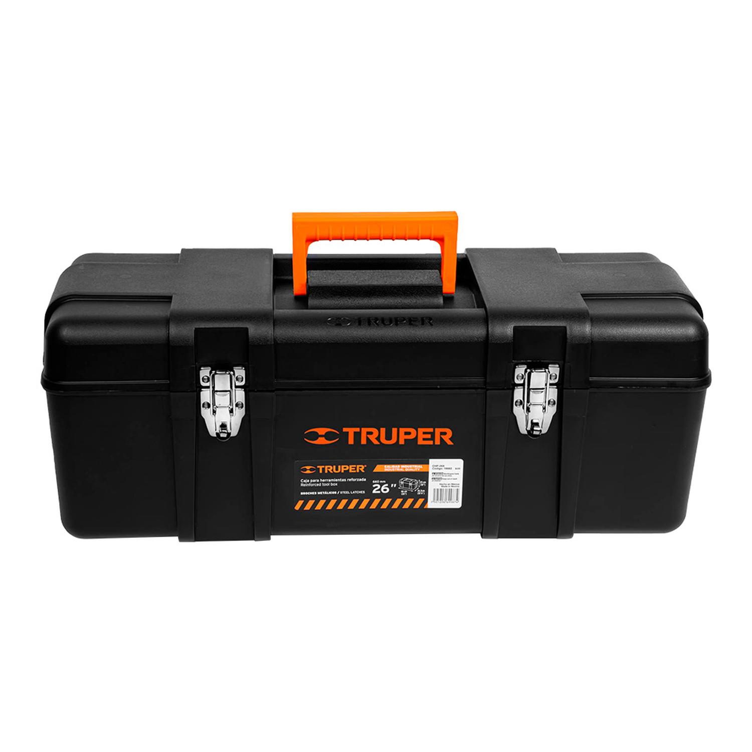 CAJA DE HERRAMIENTAS TRUPER 26 PULGADAS CON CHAROLA EXTRAÍBLE - 3