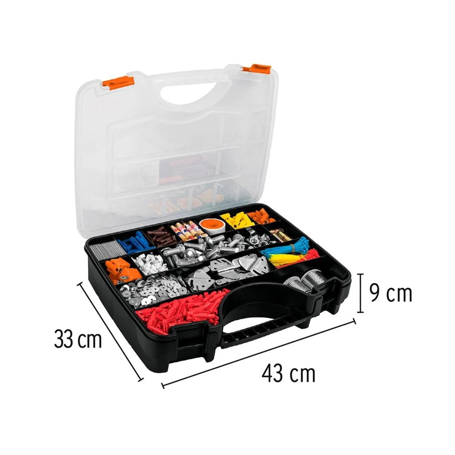 ORGANIZADOR REFORZADO TRUPER 17 PULGADAS CON 17 COMPARTIMENTOS DISEÑO ERGONÓMICO - 4