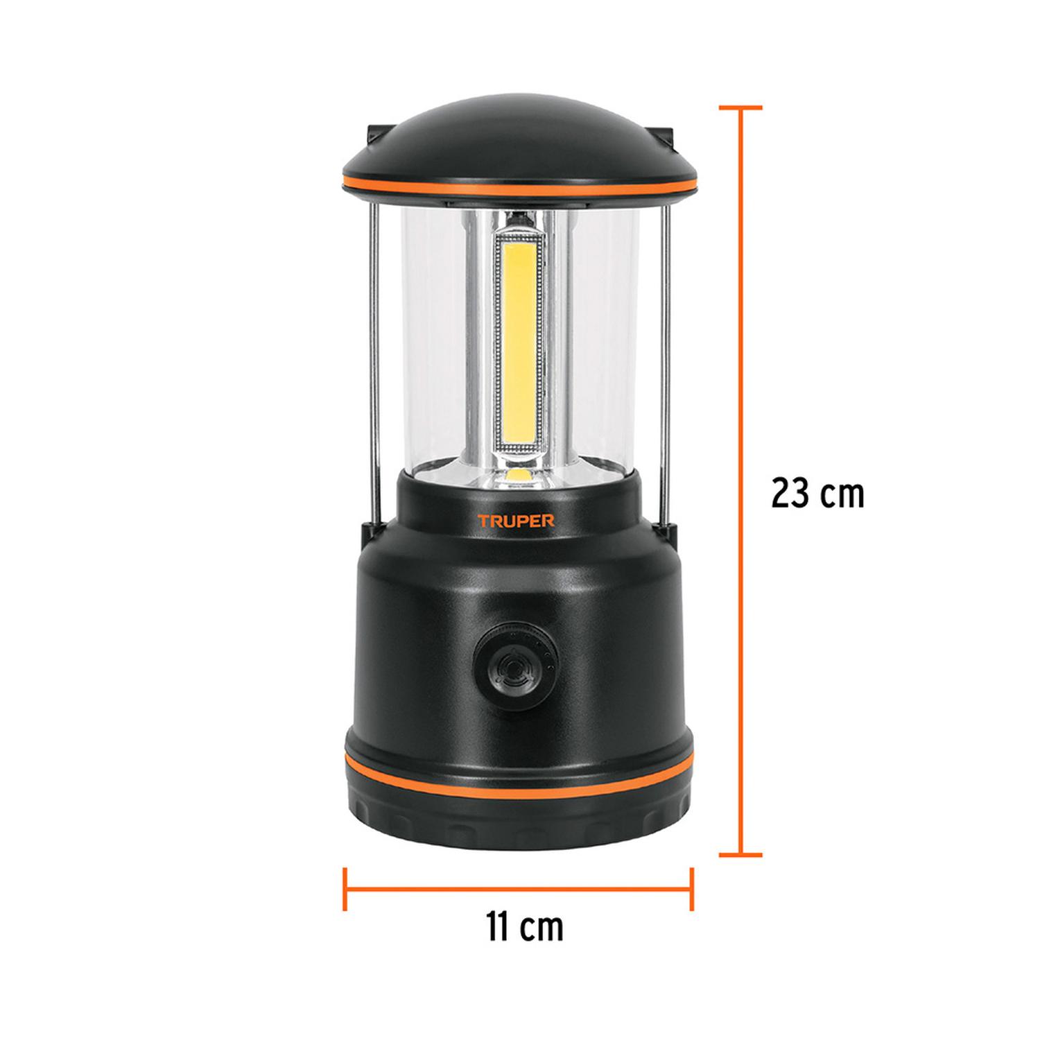 LINTERNA FAROL TRUPER LED 550 LM PARA CAMPAMENTO CON 3 PILAS TIPO D - 3