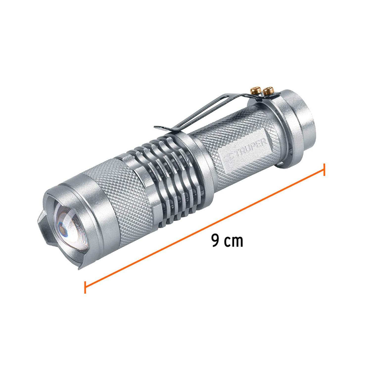 LINTERNA DE ALUMINIO TRUPER LED 40 LM CON 1 PILA AA - 7