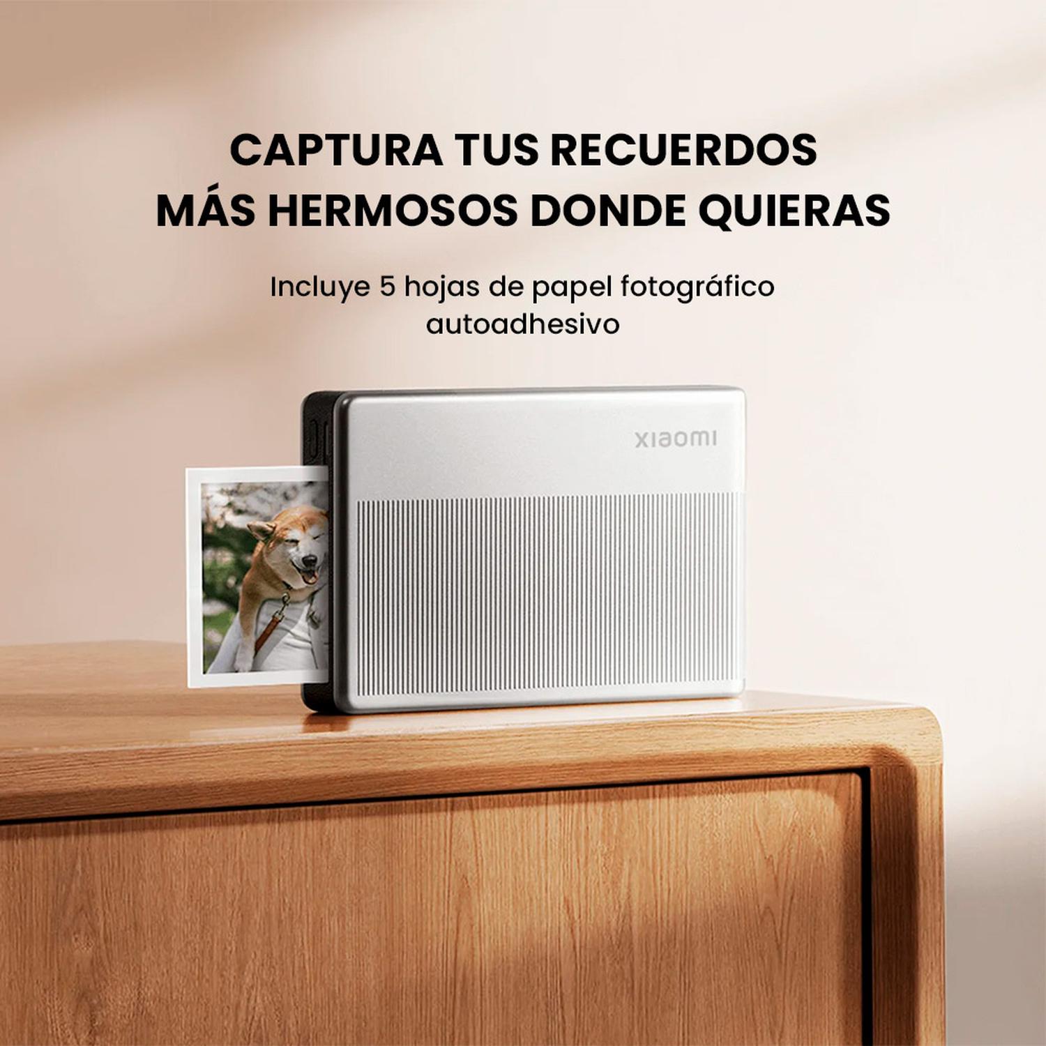 IMPRESORA FOTOGRÁFICA PORTÁTIL XIAOMI 1S IMPRESIÓN ZINK INSTANTÁNEA - 4