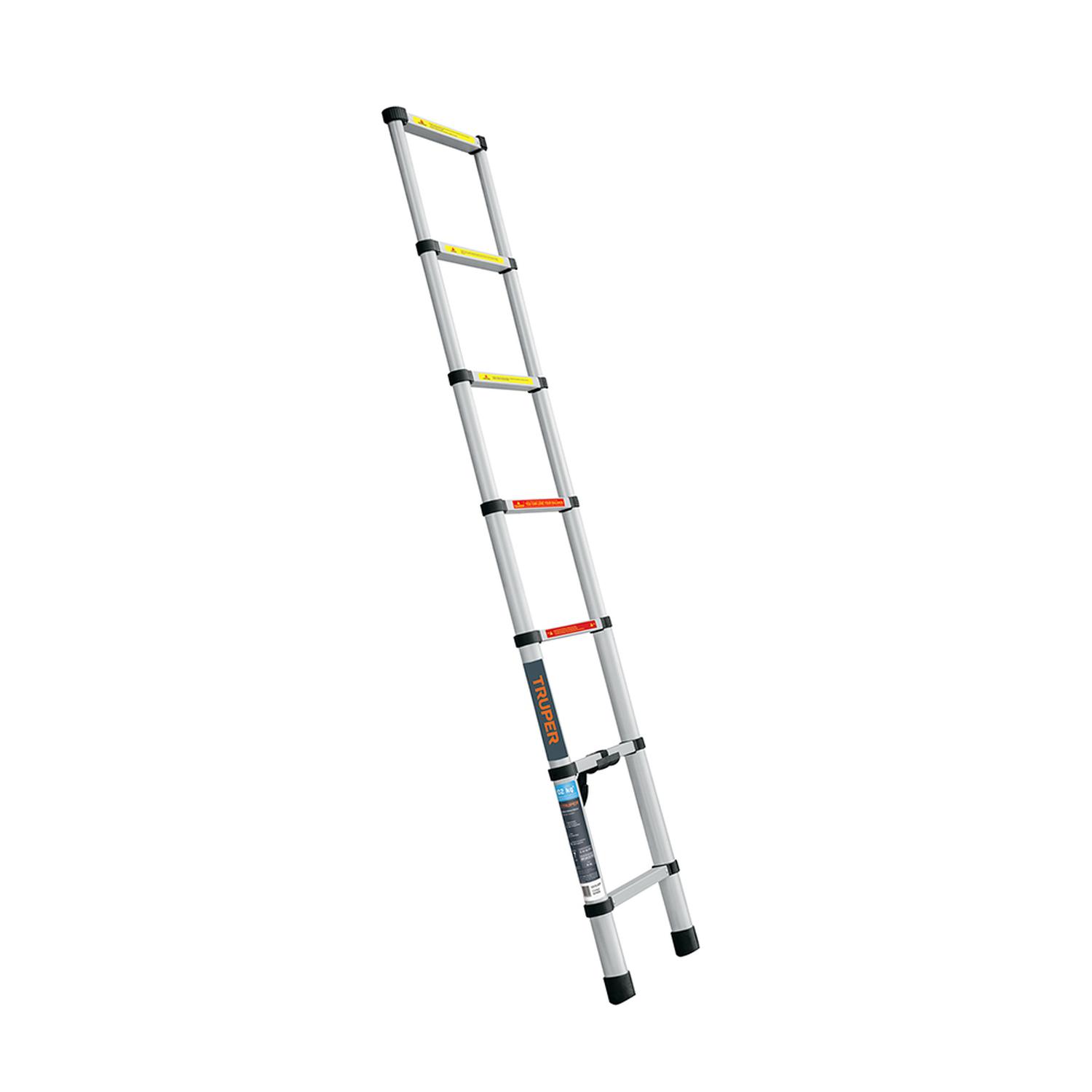 ESCALERA TELESCÓPICA TRUPER ESTE-207 CON 7 PELDAÑOS - 1