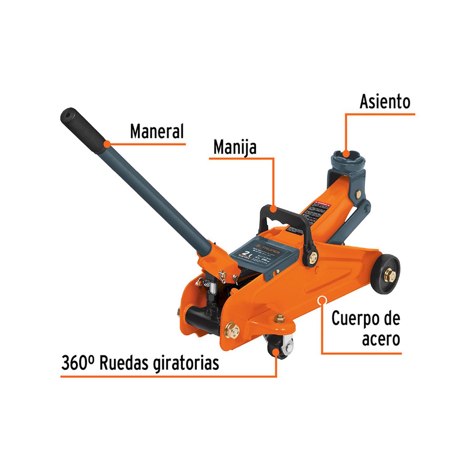 GATA HIDRÁULICA TRUPER GAPA-2EM 30 MOVIMIENTOS CON CAJA DE TRANSPORTE - 2
