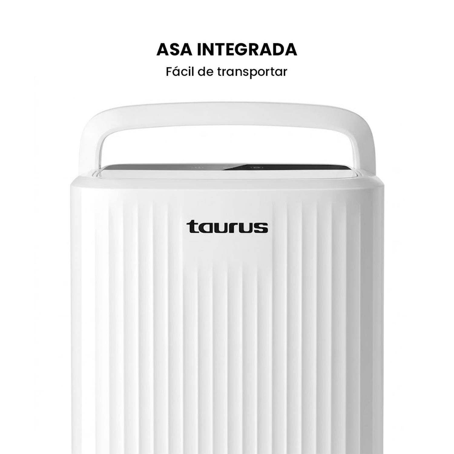 DESHUMEDECEDOR ELÉCTRICO TAURUS DH-10L 2 LITROS CON ASA DE TRANSPORTE Y MANGUERA DE DRENAJE - 6