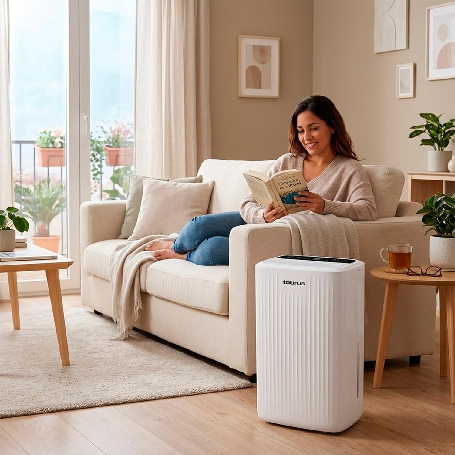 DESHUMEDECEDOR ELÉCTRICO TAURUS DH-10L 2 LITROS CON ASA DE TRANSPORTE Y MANGUERA DE DRENAJE - 8