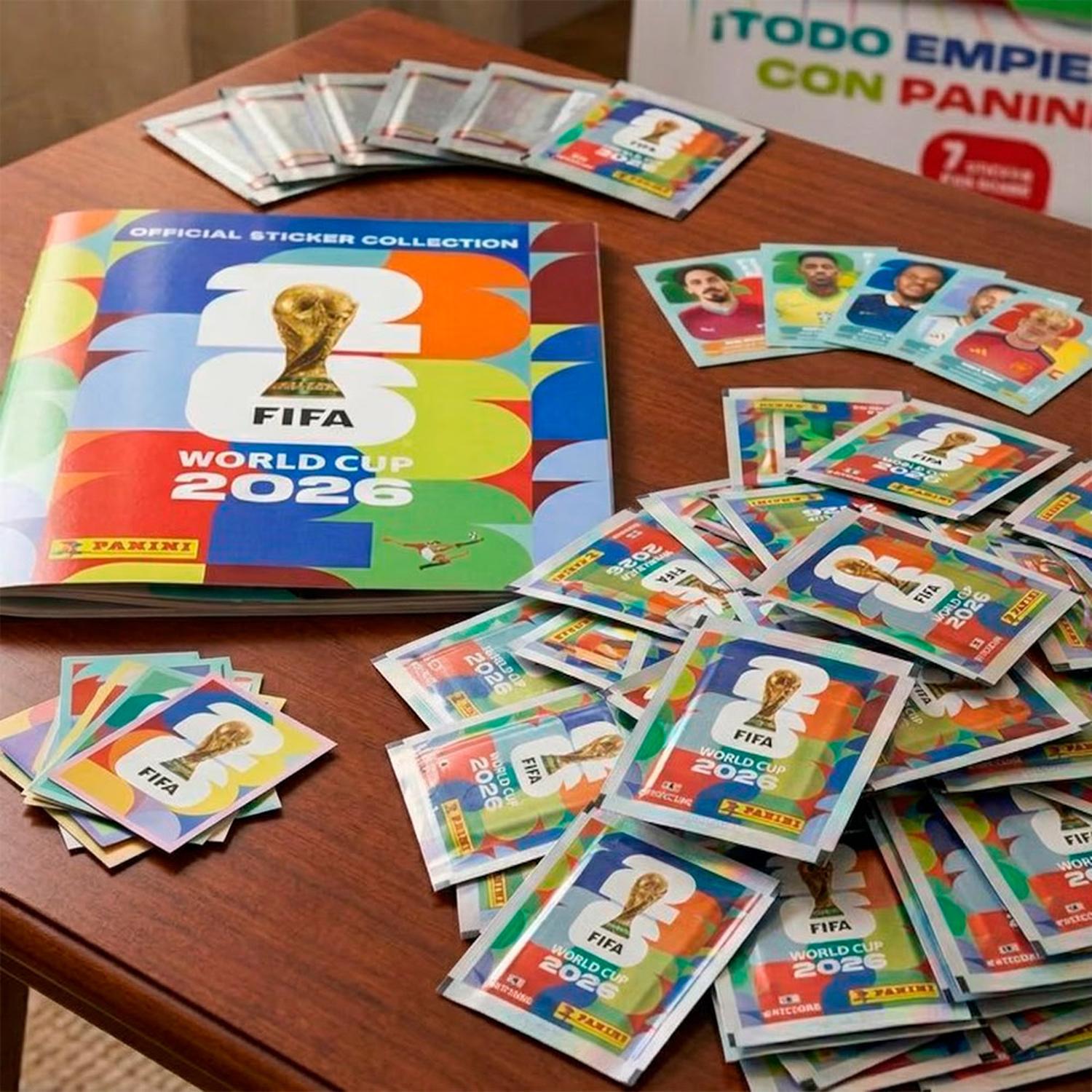 PACK 5 SOBRES PANINI DE FIGURITAS MUNDIAL 2026 - 3