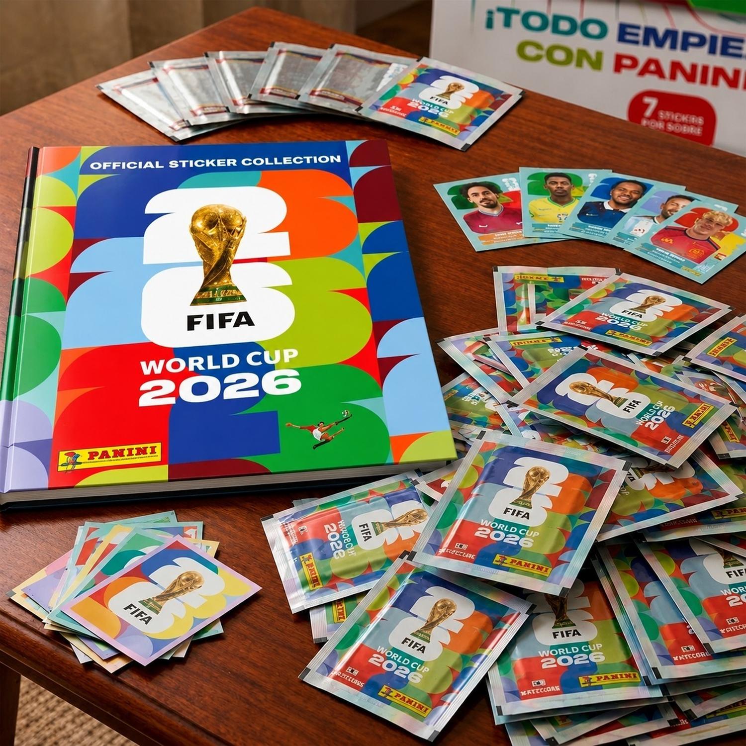 ÁLBUM PANINI TAPA DURA COPA MUNDIAL 2026 - 2
