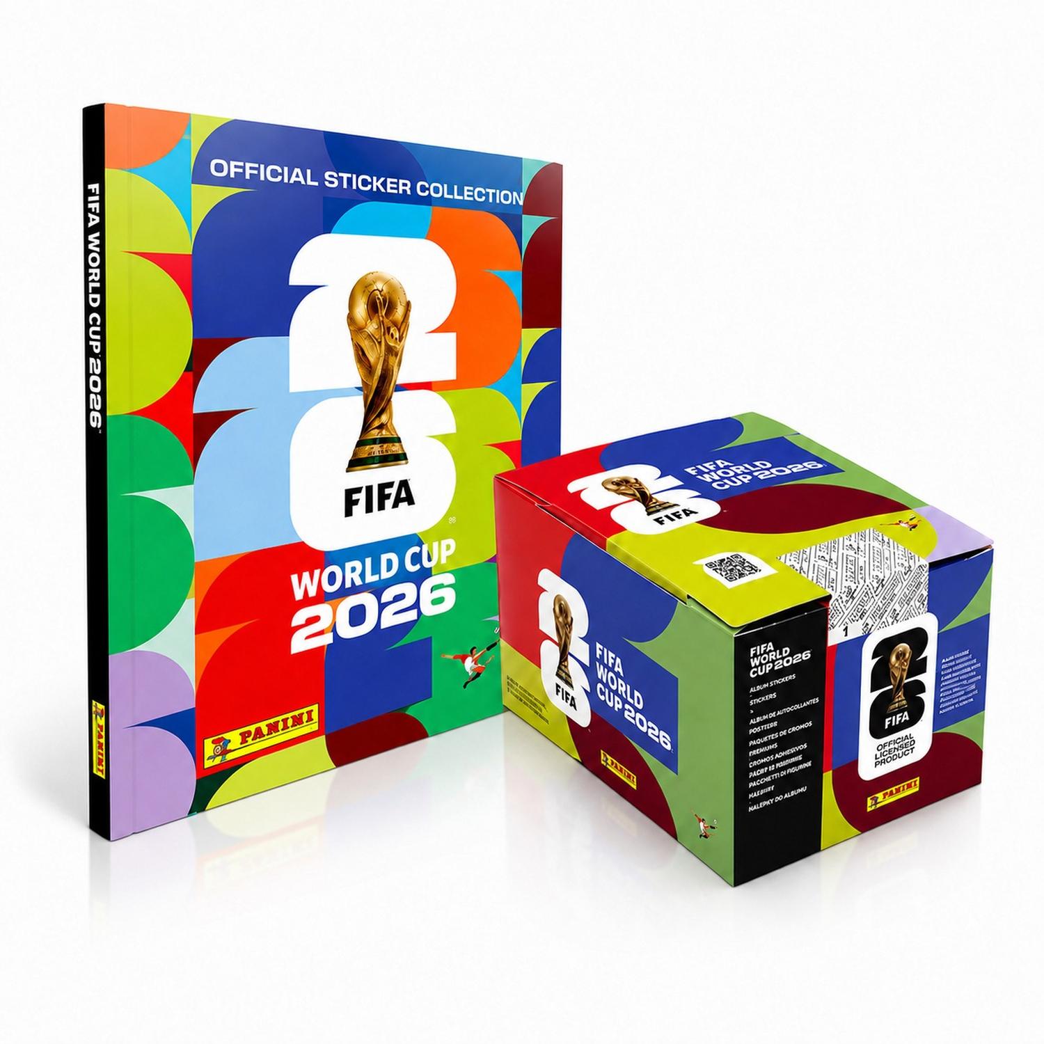ÁLBUM PANINI TAPA DURA COPA MUNDIAL 2026 + 1 PAQUETÓN DE FIGURITAS (104 SOBRES) - 1