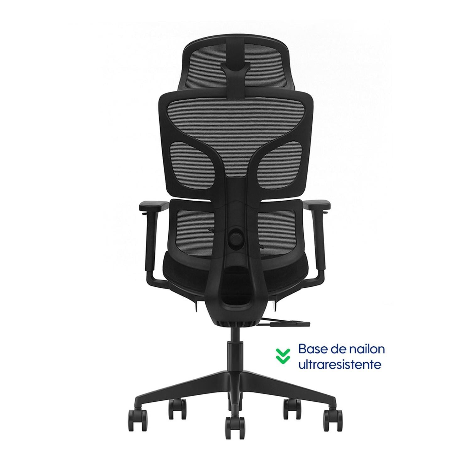 SILLA DE OFICINA ERGONÓMICA PROFESIONAL EVOX FC17 FULL MESH CON SOPORTE LUMBAR Y BRAZOS 3D - 8
