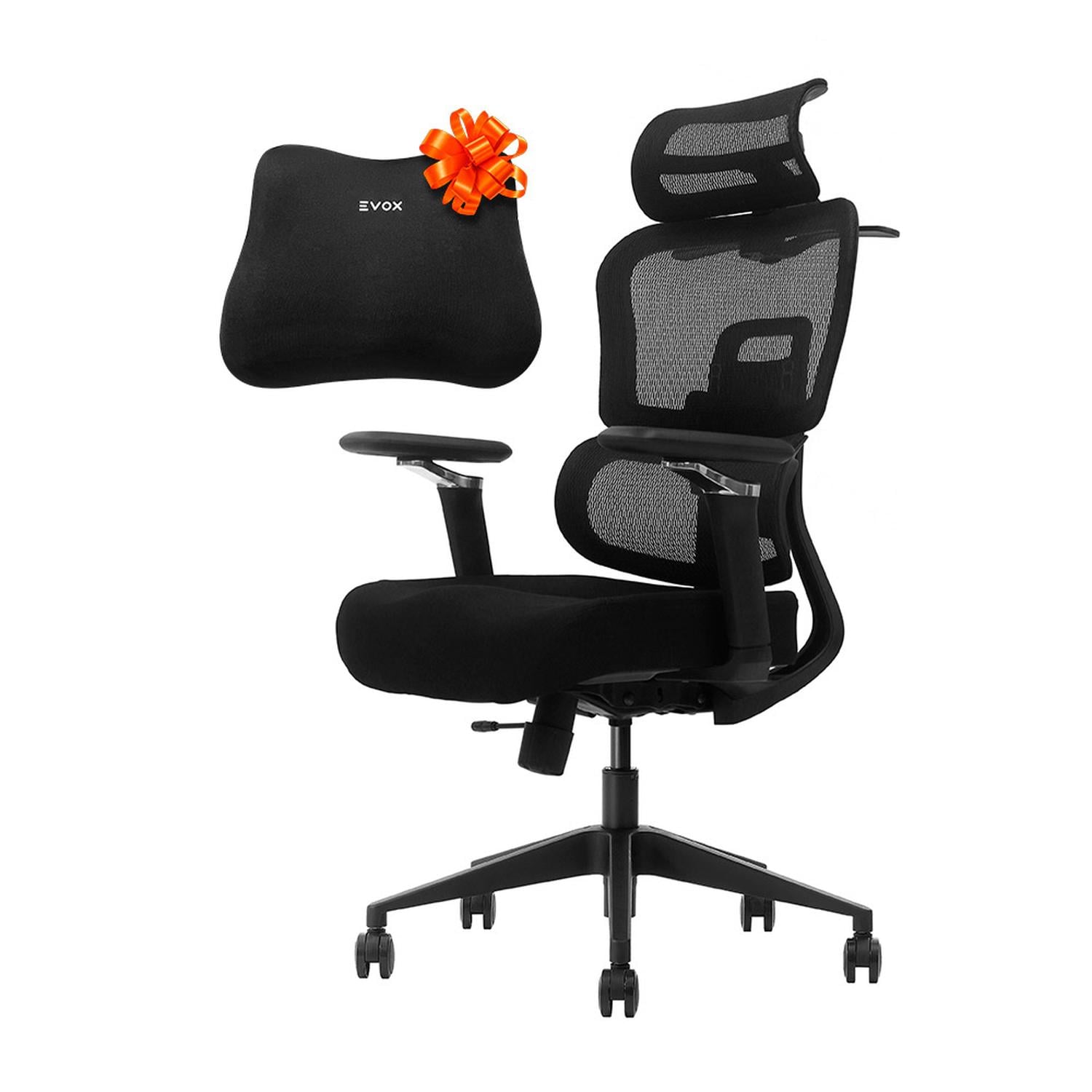 SILLA DE OFICINA ERGONÓMICA EVOX NC19 CON BRAZOS 5D Y SOPORTE LUMBAR DINÁMICO - 1