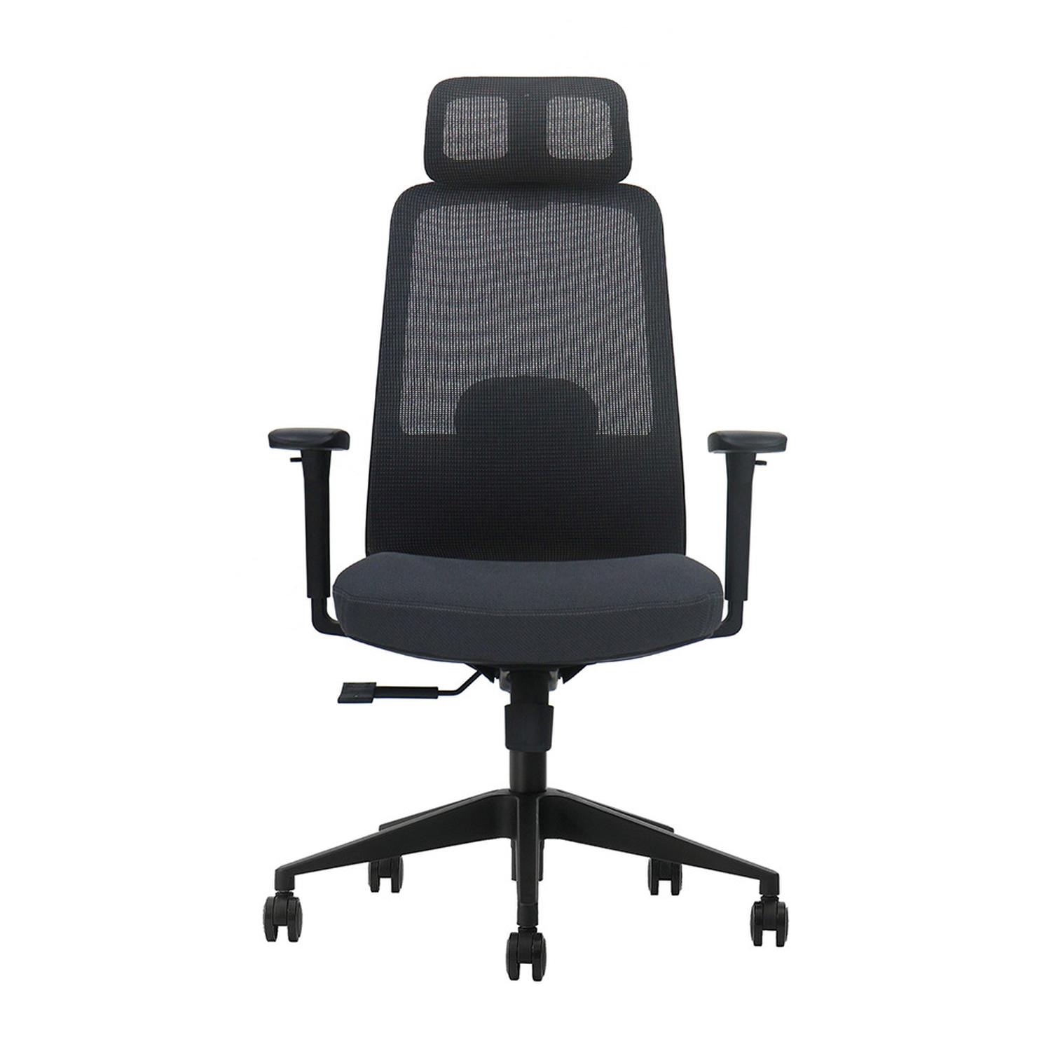 SILLA DE OFICINA ERGONÓMICA PROFESIONAL EVOX PC21 CON SOPORTE LUMBAR AJUSTABLE Y BRAZOS 3D - 2