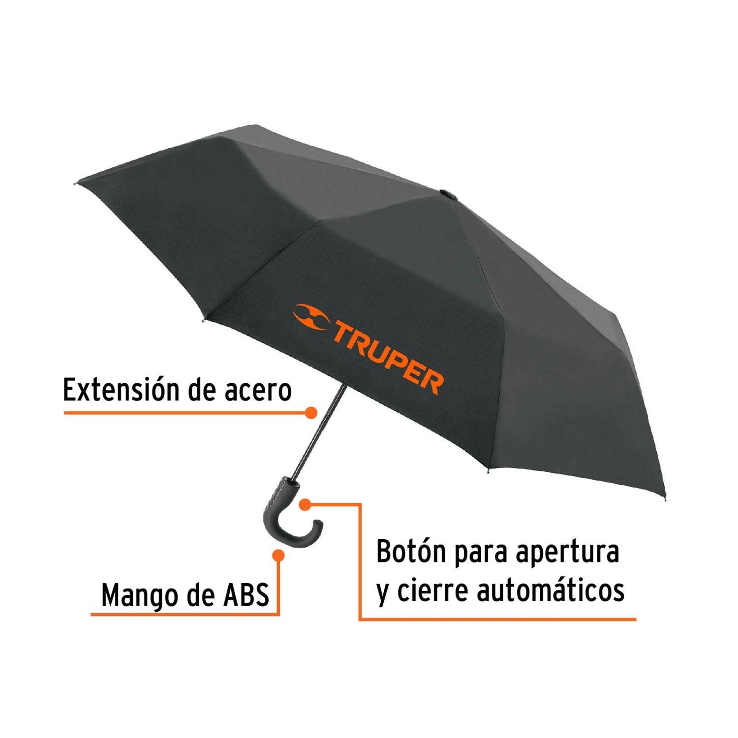 PARAGUAS COMPACTO PLEGABLE DE 100 CM TRUPER - 2