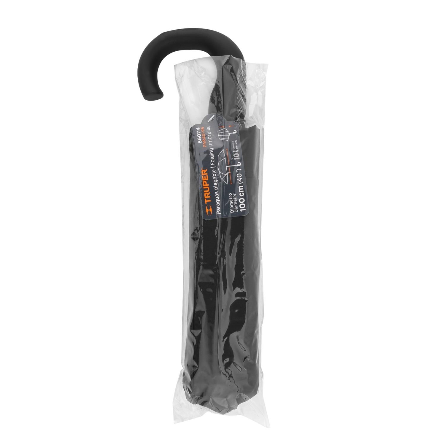 PARAGUAS COMPACTO PLEGABLE DE 100 CM TRUPER - 4