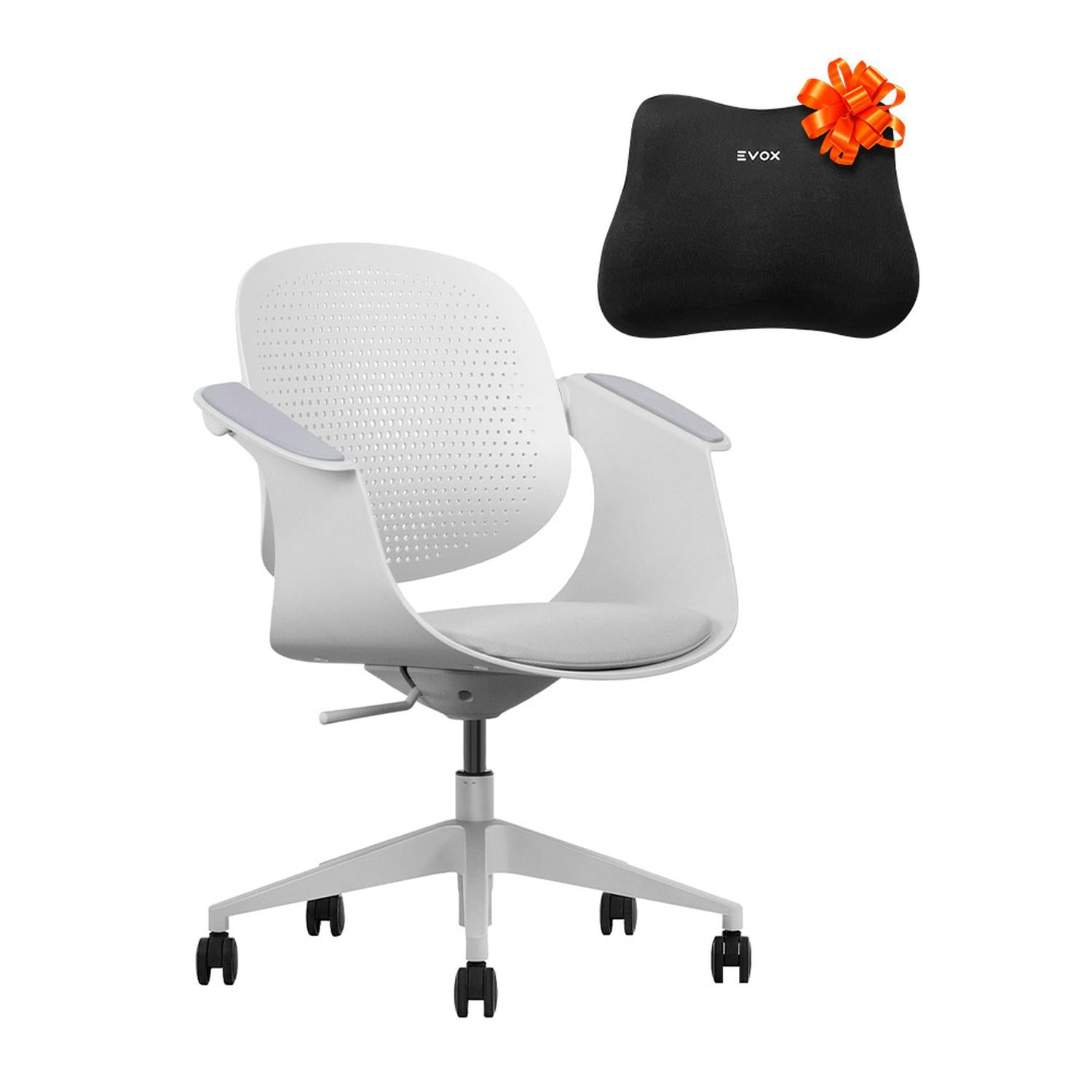 SILLA MULTIUSO ERGONÓMICA GRIS GIRATORIA EVOX F2G - 1
