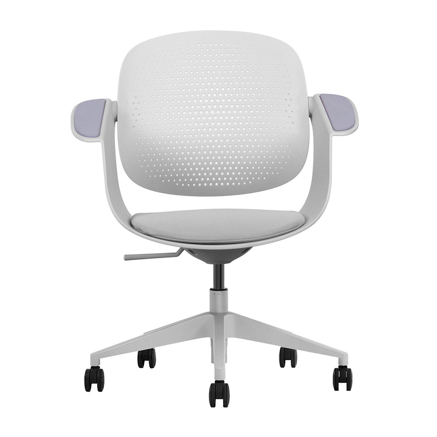 SILLA MULTIUSO ERGONÓMICA GRIS GIRATORIA EVOX F2G - 2