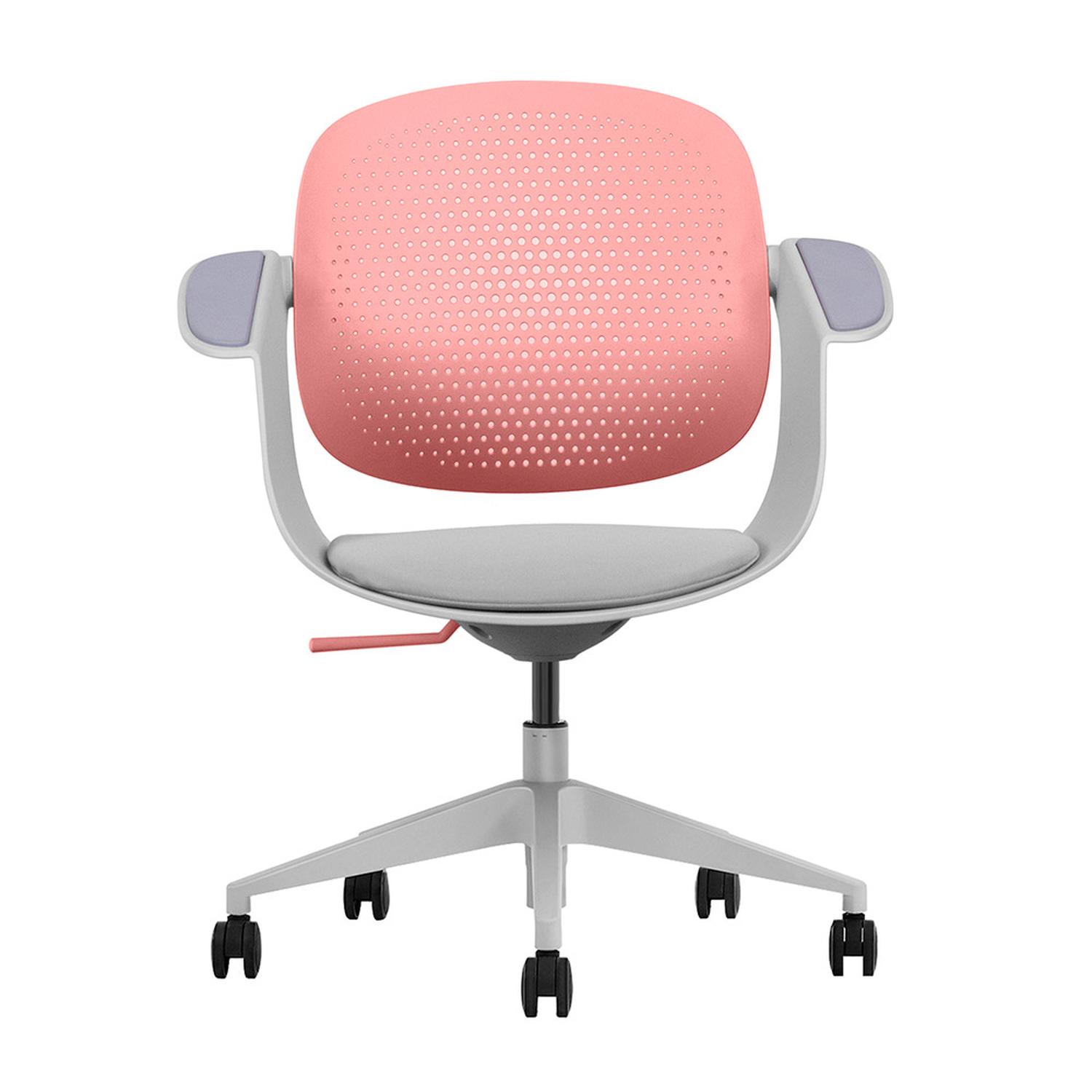 SILLA MULTIUSO ERGONÓMICA ROSA GIRATORIA EVOX F2R - 2
