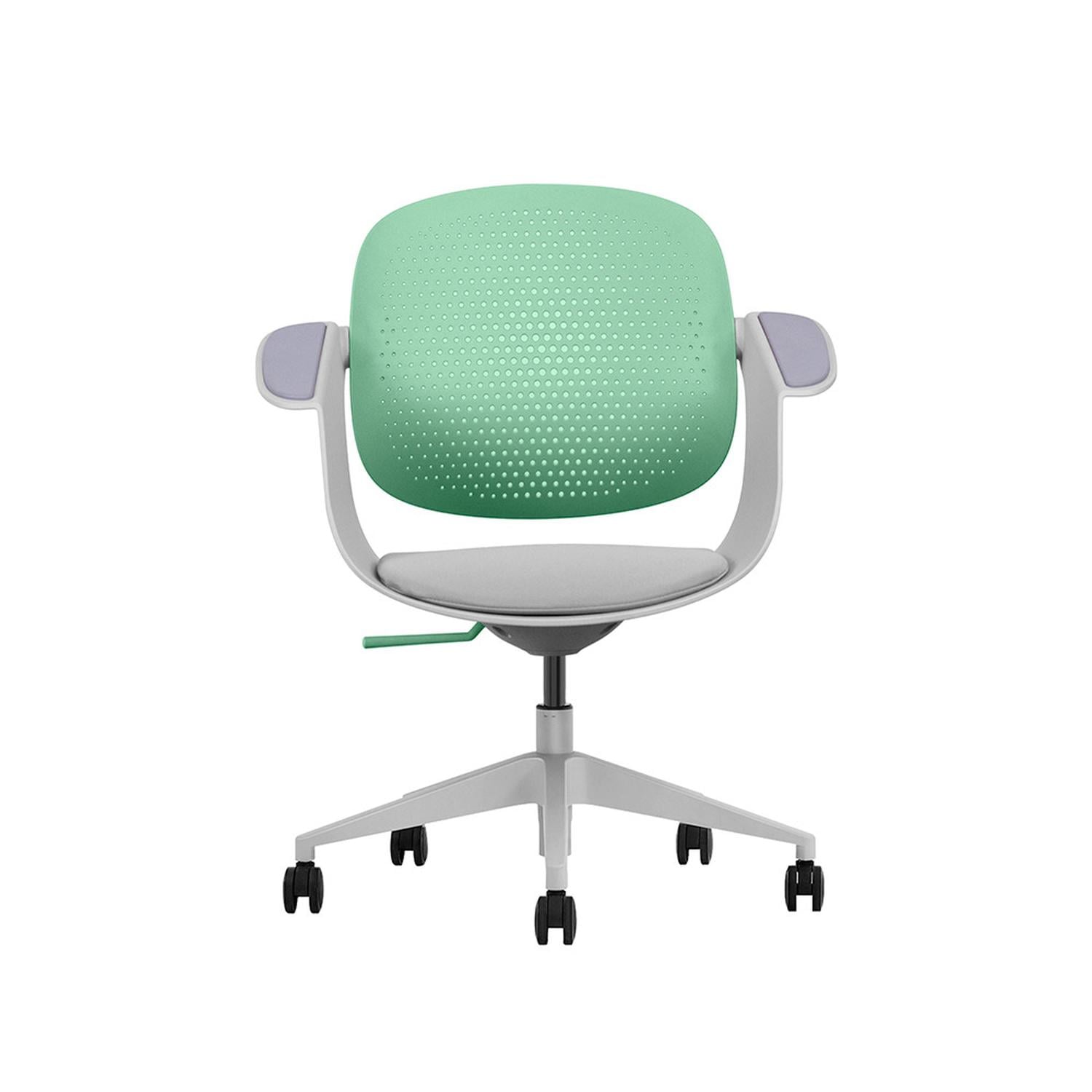 SILLA MULTIUSO ERGONÓMICA VERDE GIRATORIA EVOX F2V - 2