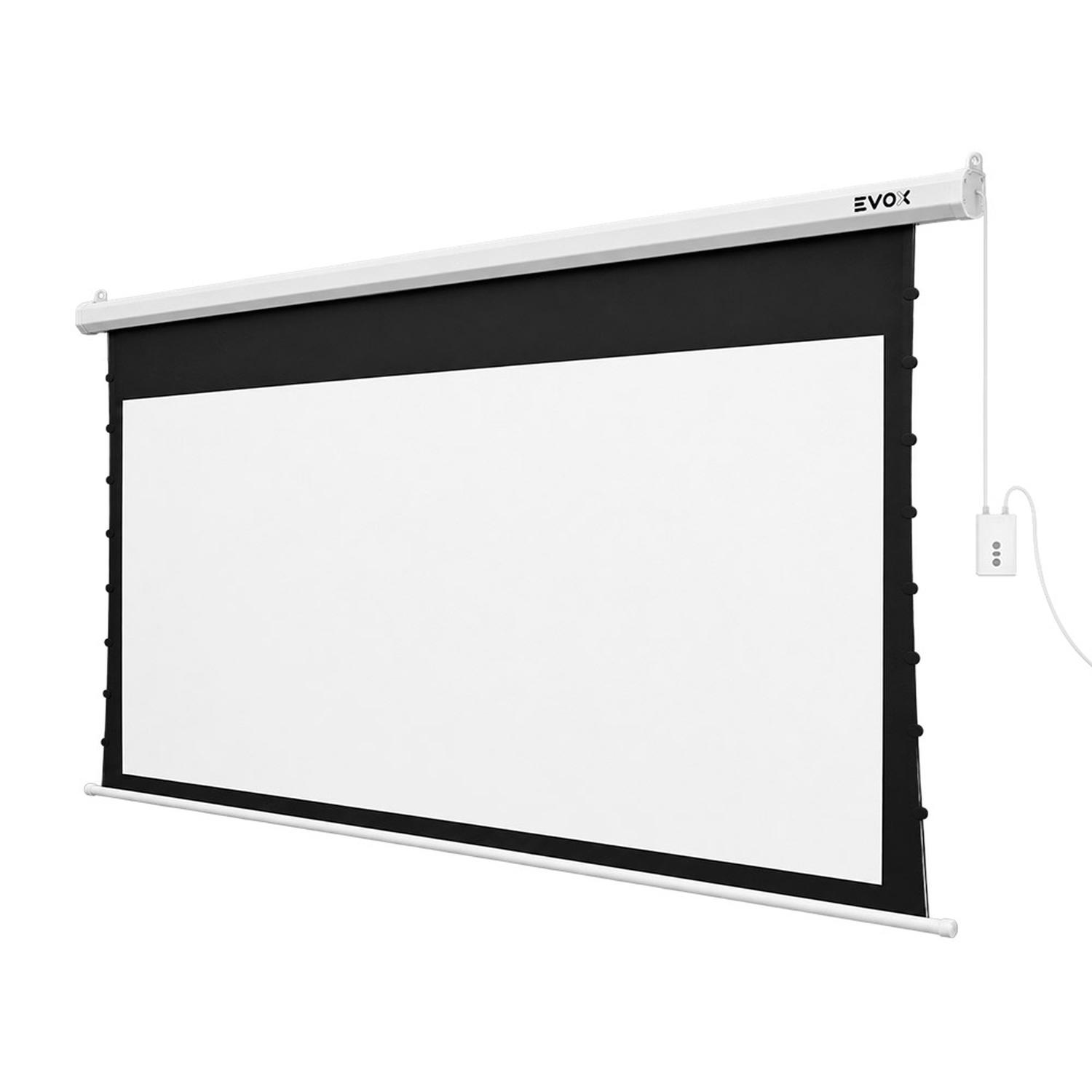 ECRAN ELÉCTRICO TENSIONADO EVOX PANTALLA DE 120 PULGADAS CON FIBRA DE VIDRIO - 2
